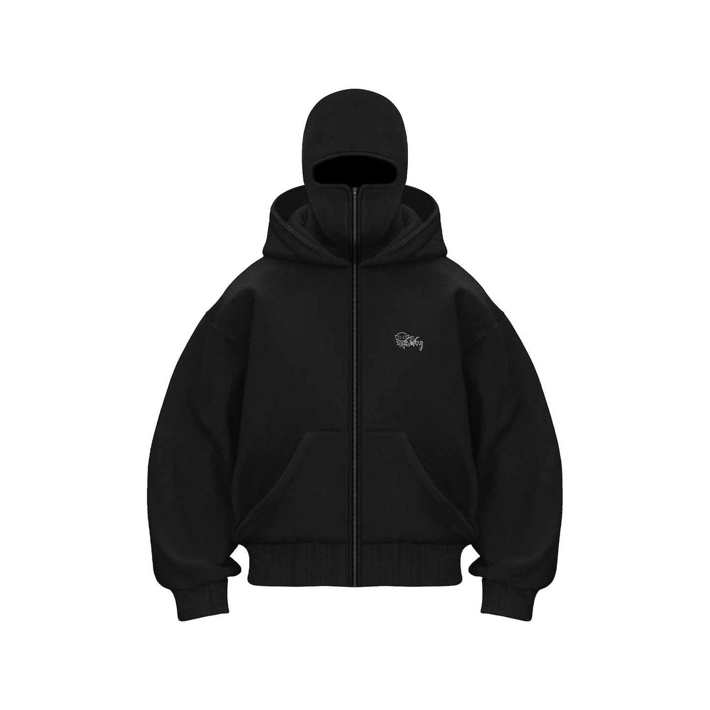 Ninja Mask Double Hood Unique Design Hoodie - MATCHING MASTER