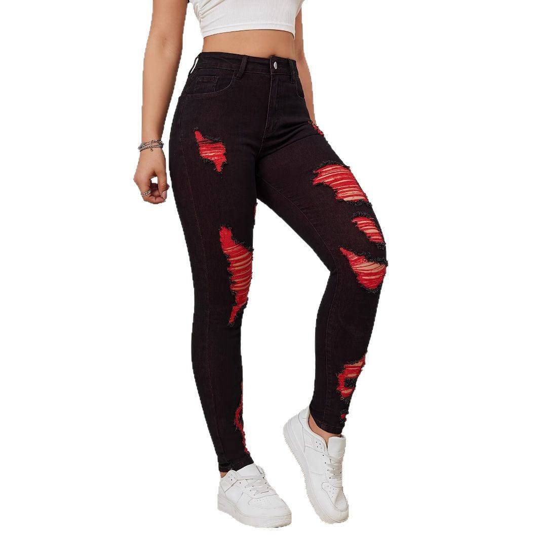 Colored ripped jeans - MATCHING MASTER