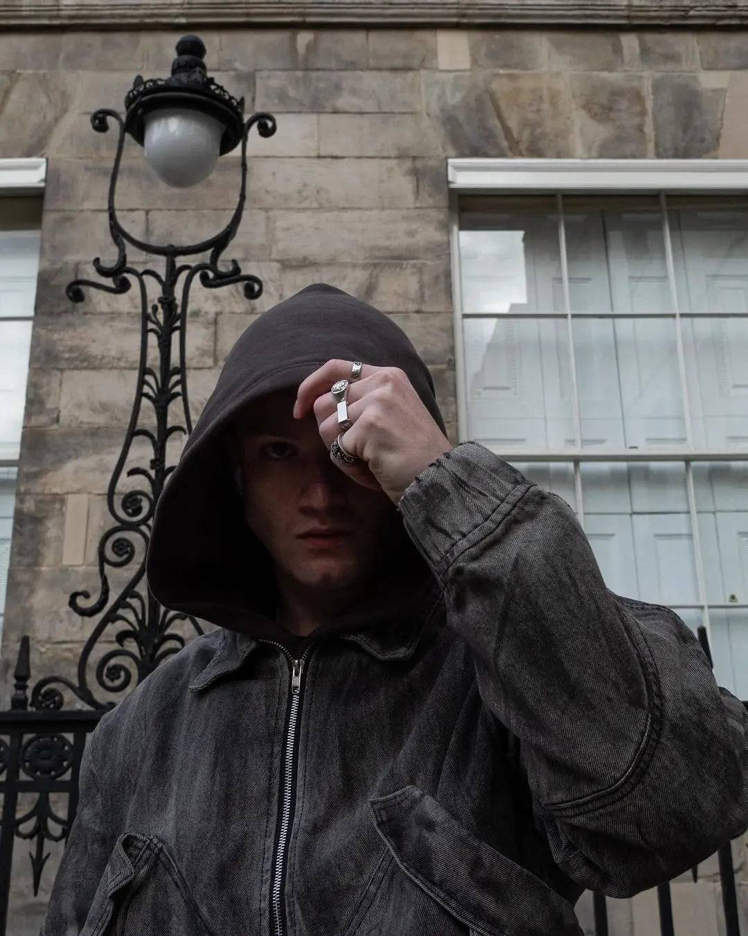 【25s Mar.】Vintage Denim Jacket  Baggy Cargo Pants - MATCHING MASTER