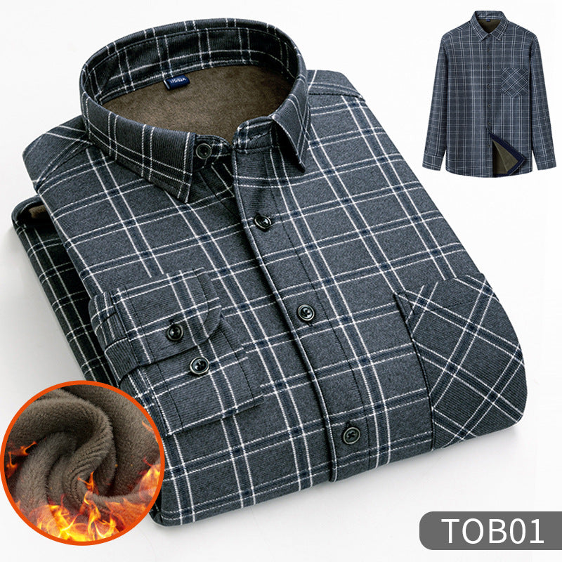 Warm men's shirts - Warmth and comfort - MATCHING MASTER