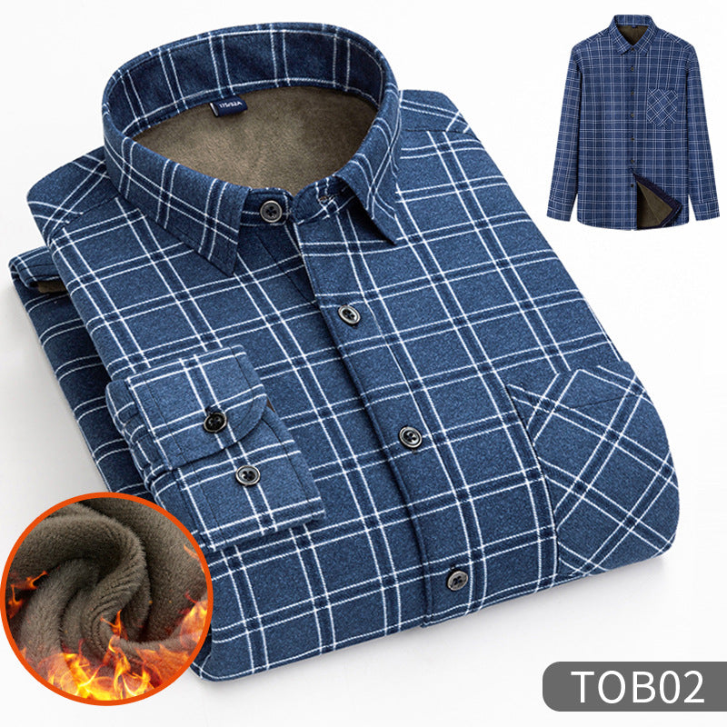 Warm men's shirts - Warmth and comfort - MATCHING MASTER
