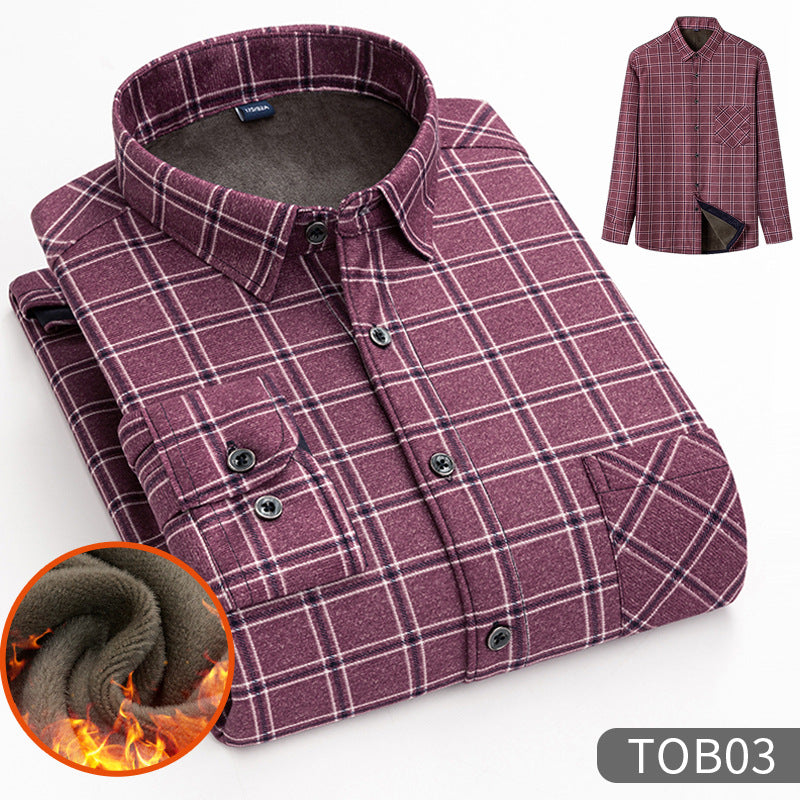 Warm men's shirts - Warmth and comfort - MATCHING MASTER