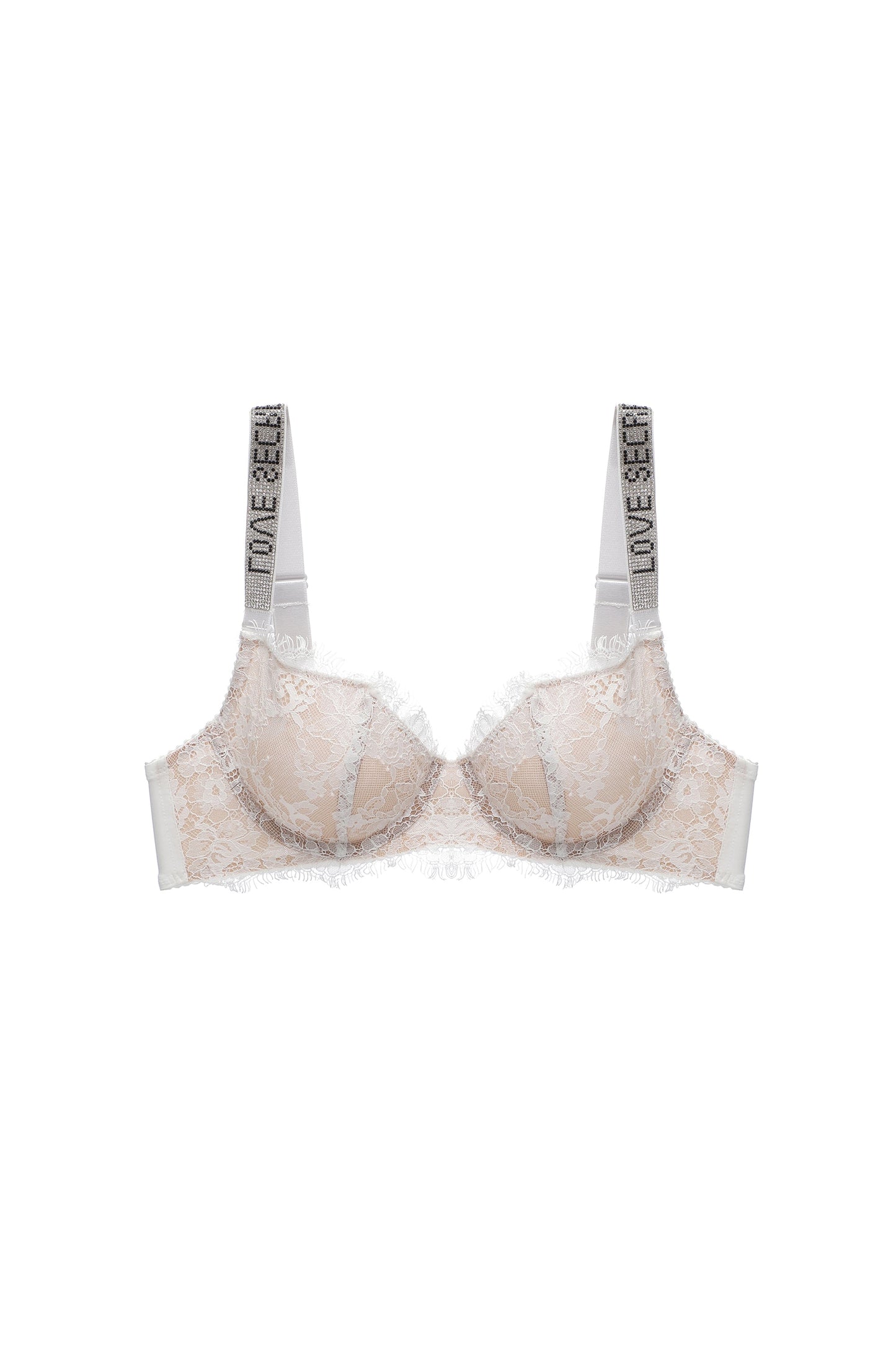 White Love Secret Lace-lined Bra Lingerie