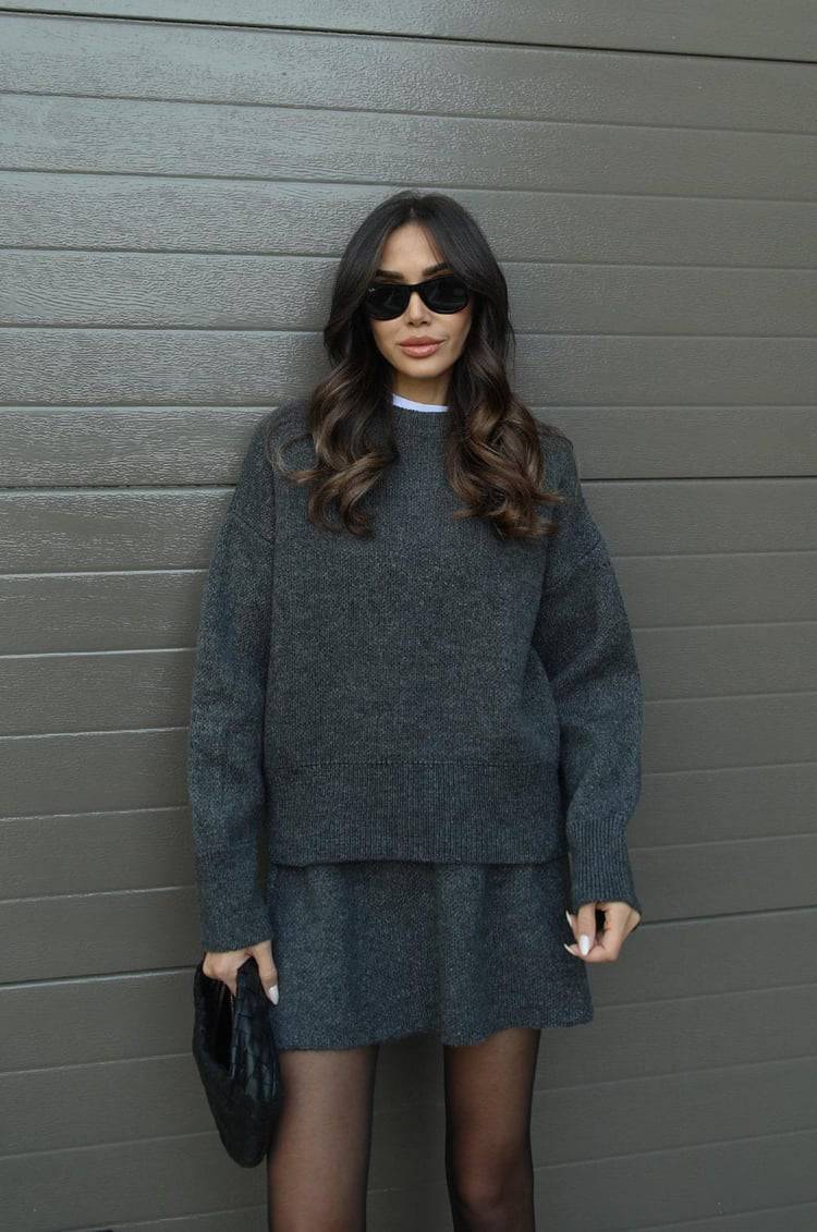 Violet Knit Set - MATCHING MASTER