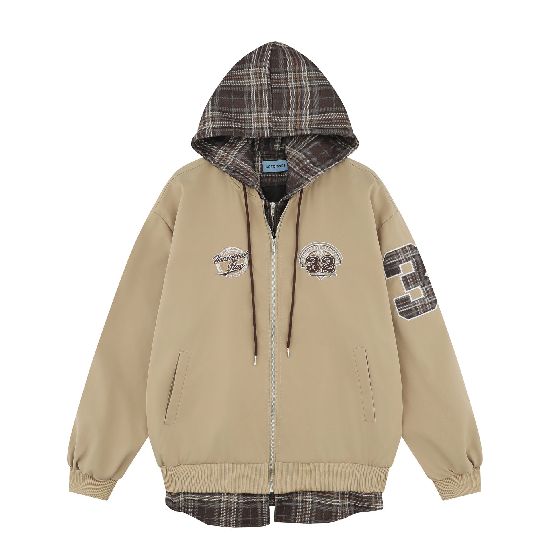 Fake two-piece loose casual couple jacket - MATCHING MASTER