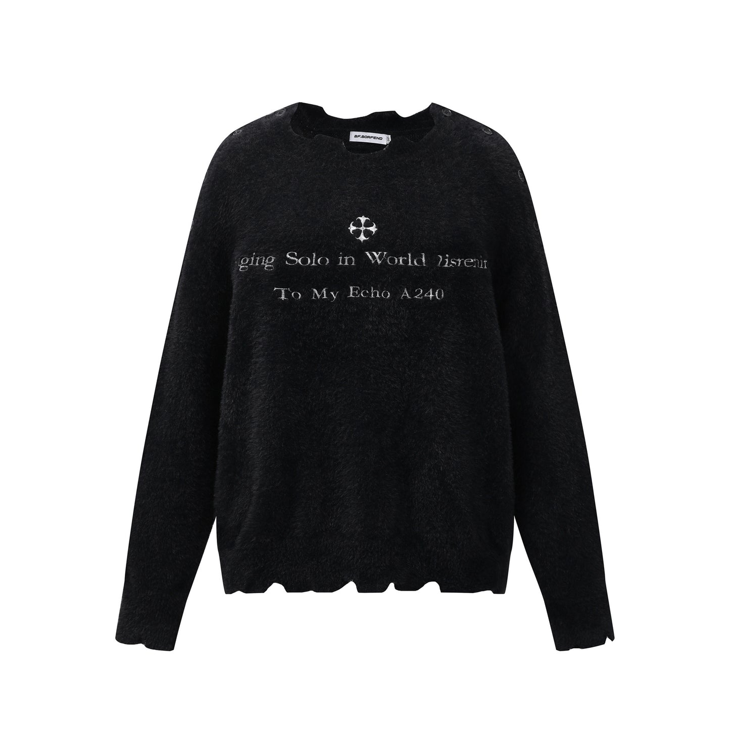 irregular round neck sweater couple tops - MATCHING MASTER