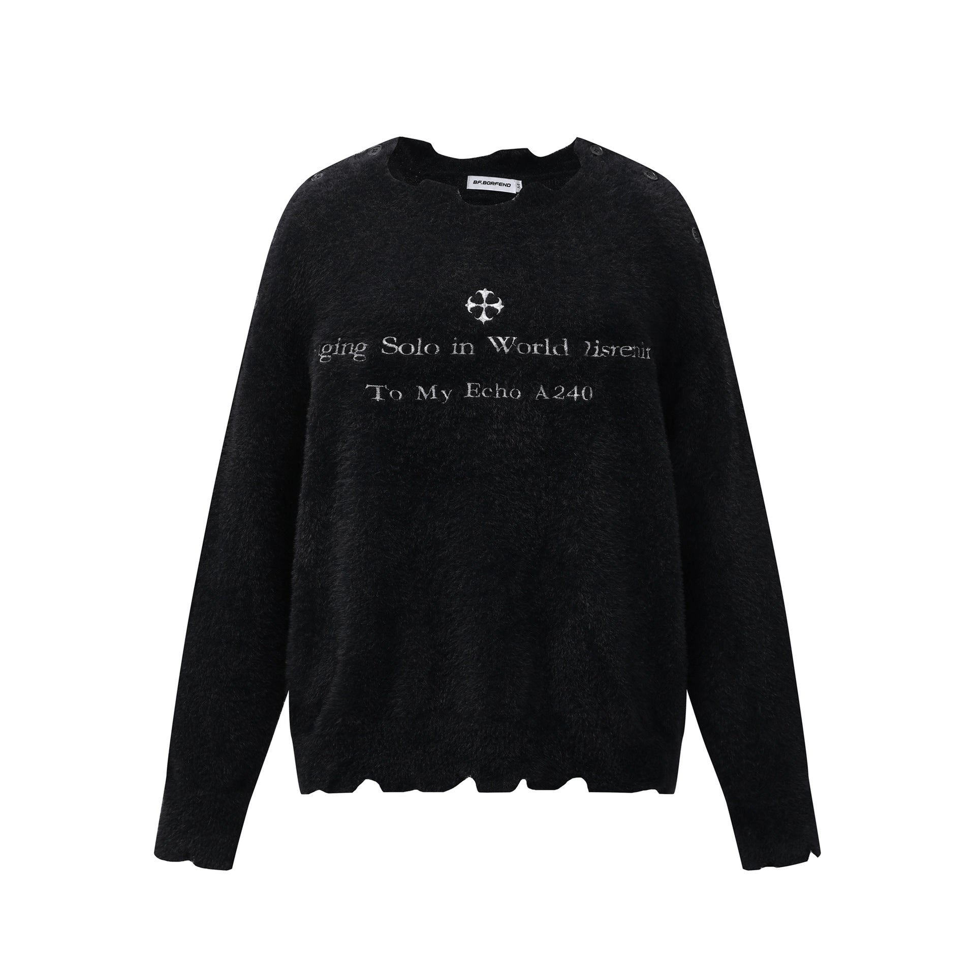 irregular round neck sweater couple tops - MATCHING MASTER