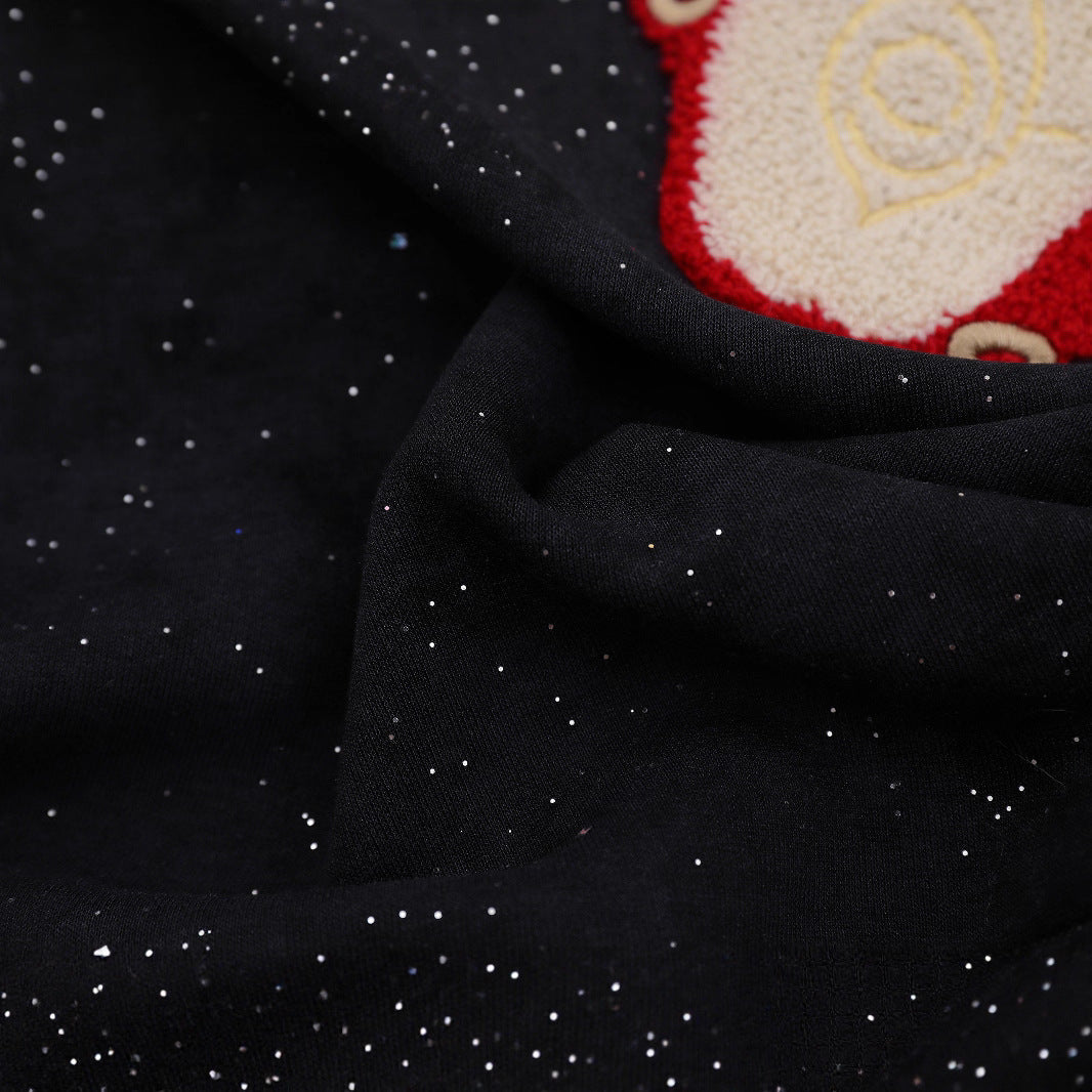 Embroidered zipper hooded couple sweatshirt - MATCHING MASTER