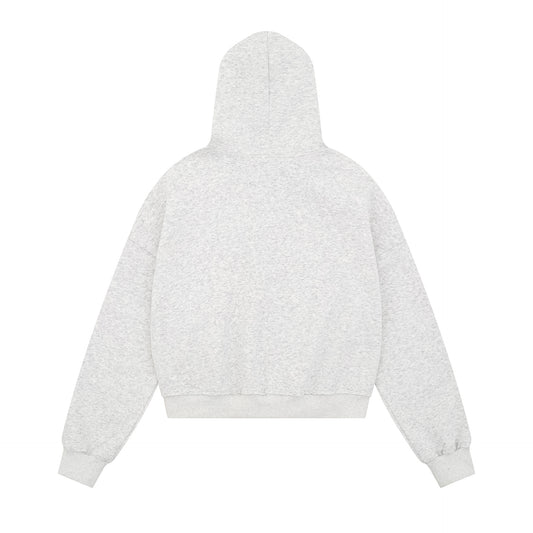 Couple's hooded sweatshirt with lettering and rhinestones - MATCHING MASTER