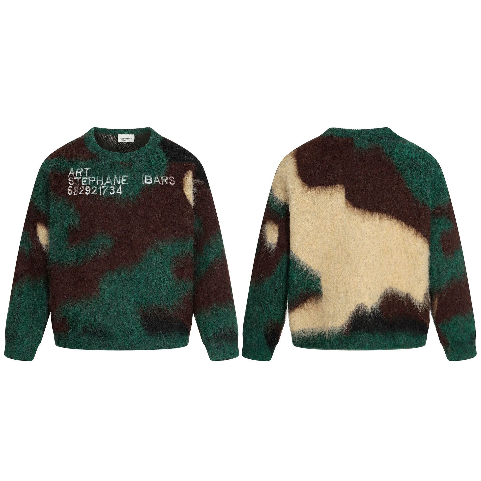 Camouflage couple crew neck sweater - MATCHING MASTER