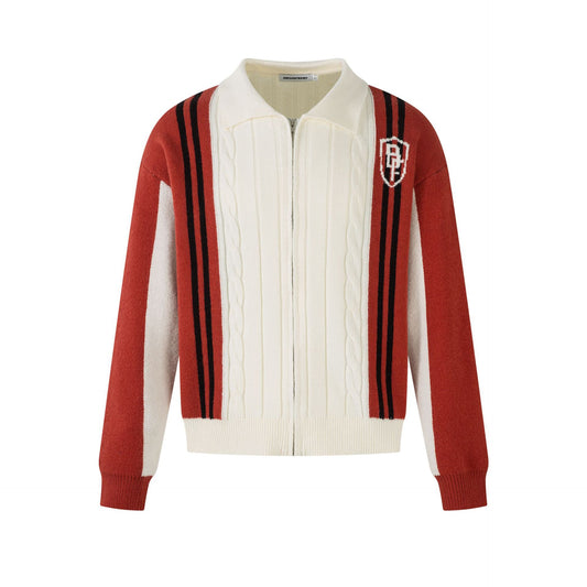 Striped contrasting couple sweater top - MATCHING MASTER