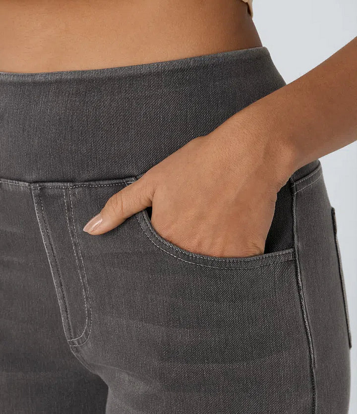 SUPER STRETCH WIDE LEG HIGH WAIST JEANS (Get two for a bigger discount)