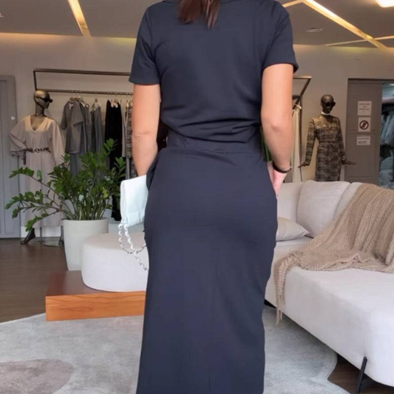 🌸Summer Sale🌸Women's V-Neck Tops and Skirts - MATCHING MASTER