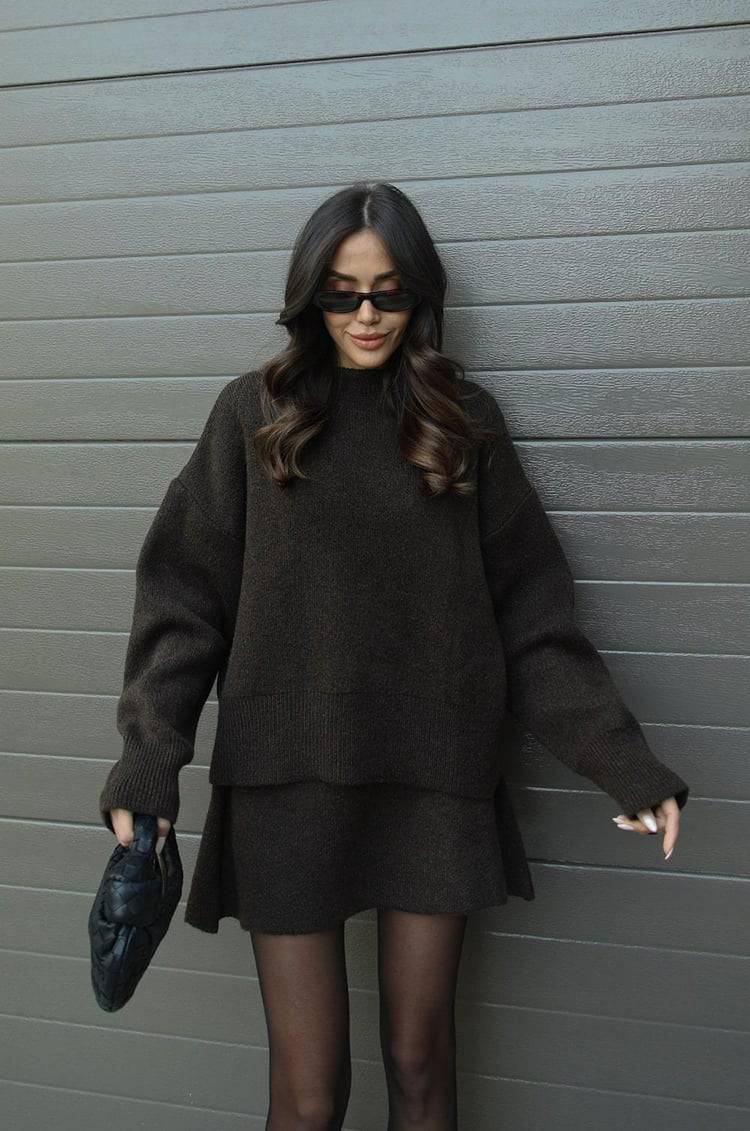 Violet Knit Set - MATCHING MASTER