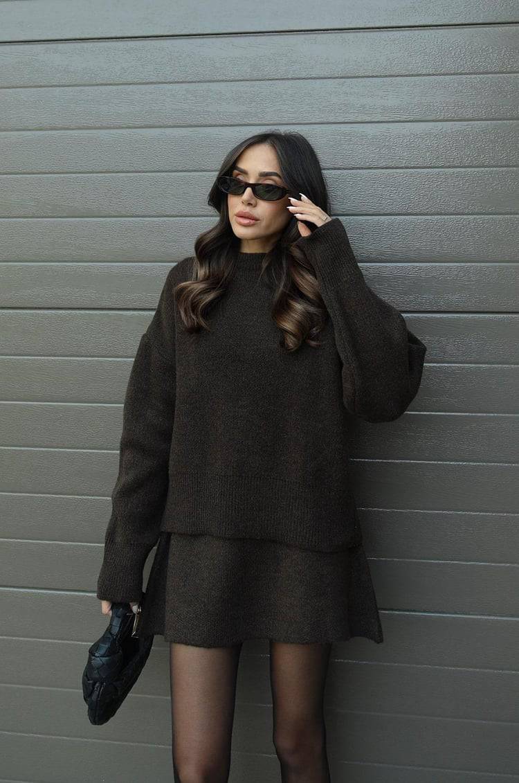 Violet Knit Set - MATCHING MASTER