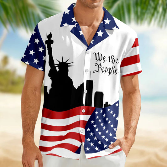 Lady Liberty USA 250 Hawaii Shirt - BundleWear