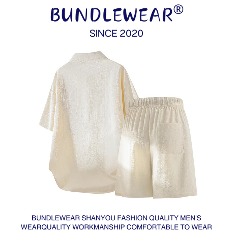 Bamboo embroidery men's loose suit - MATCHING MASTER