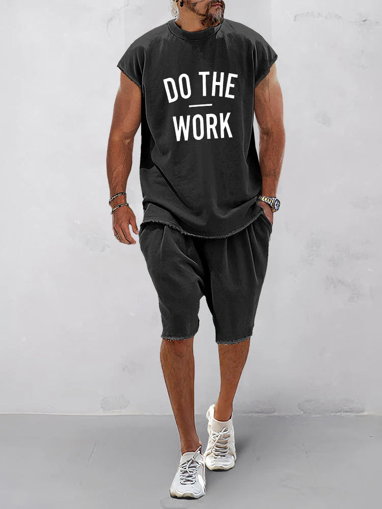 Lezser sportöltöny feliratos mintával