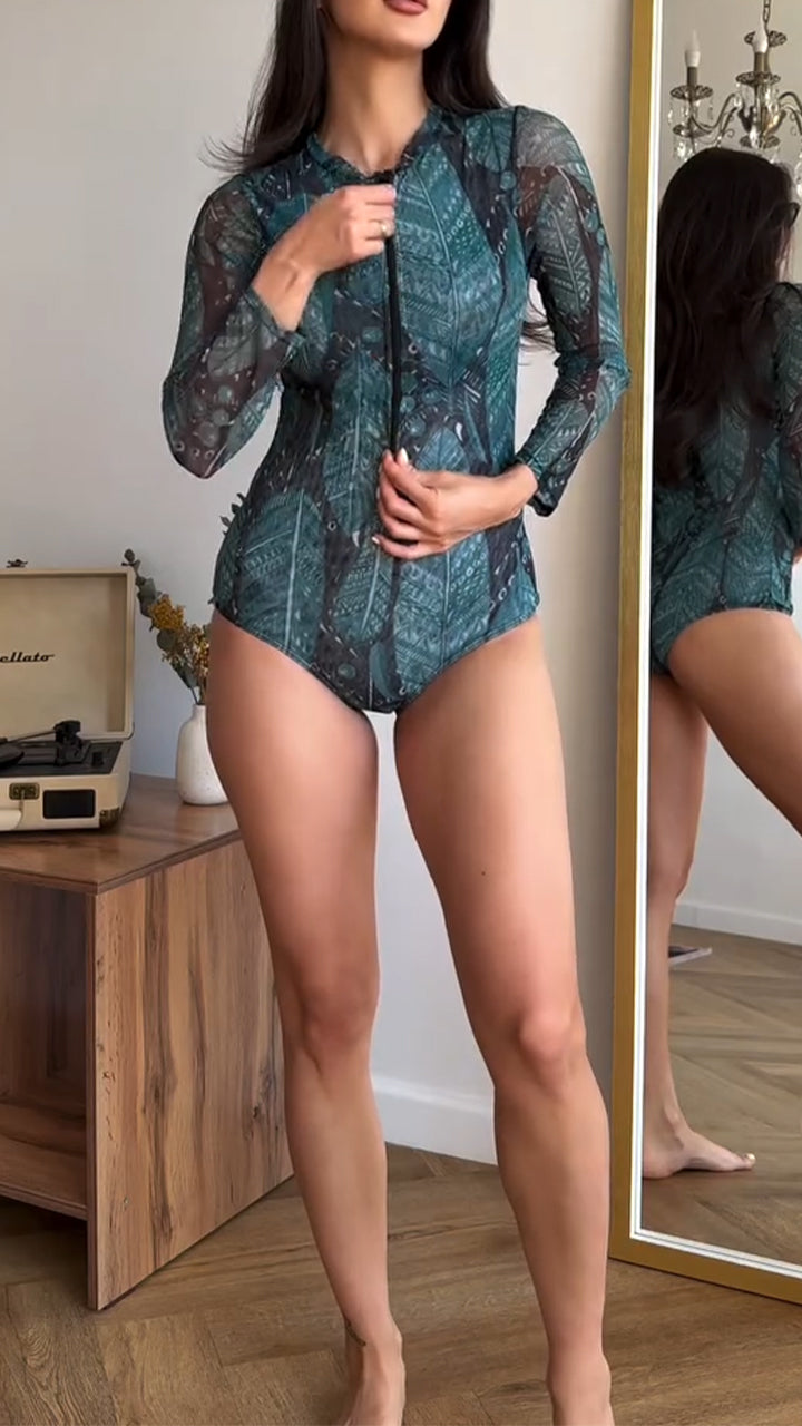 Ladies' Printed Casual Three Piece Set - MATCHING MASTER