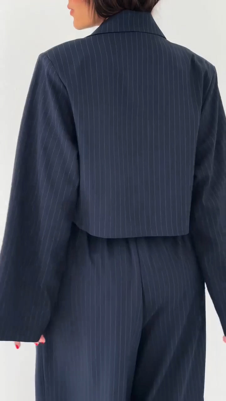 Ladies' Strapless Jumpsuit+ Jacket Style Commuting Set - MATCHING MASTER