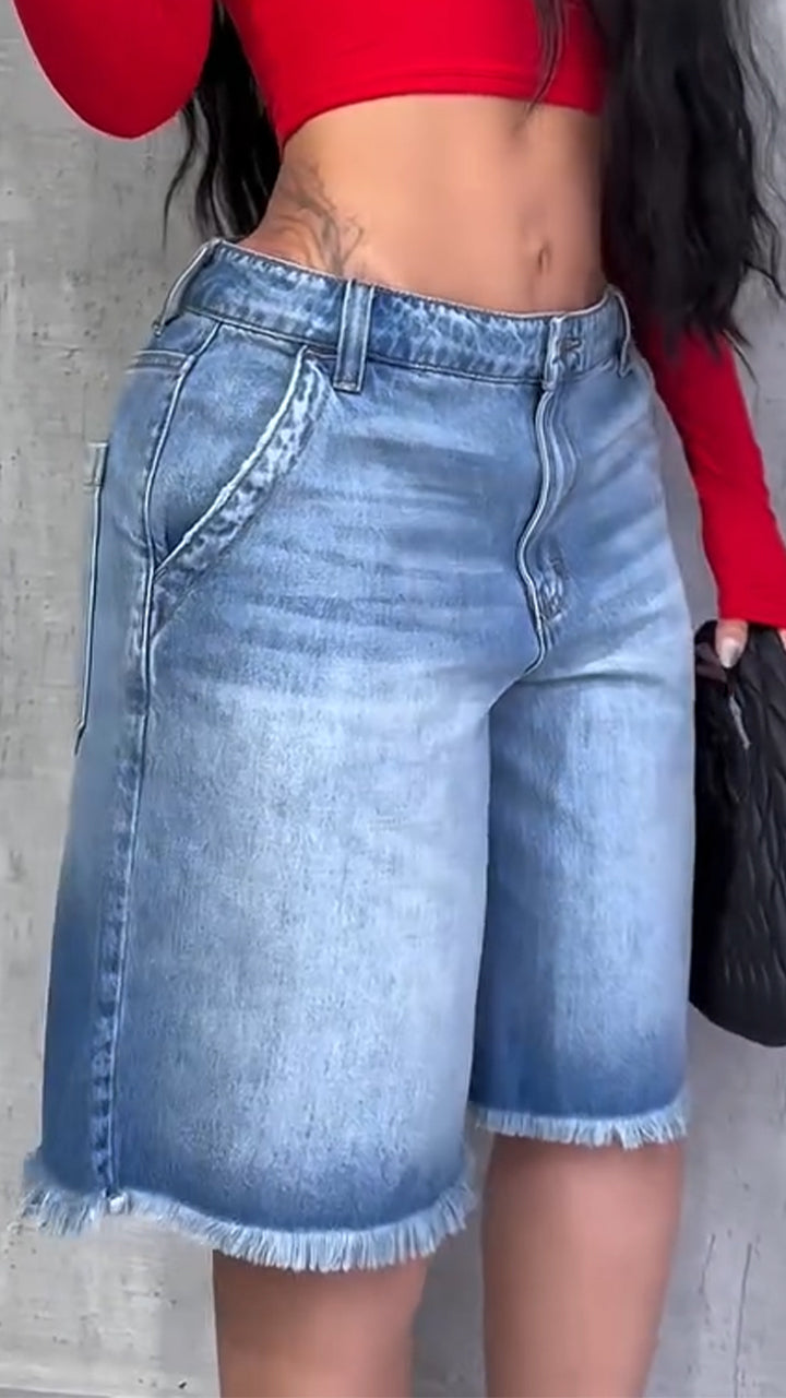 Ladies Round Neck Slim Fit Top+ Wash Pants Casual Set - MATCHING MASTER