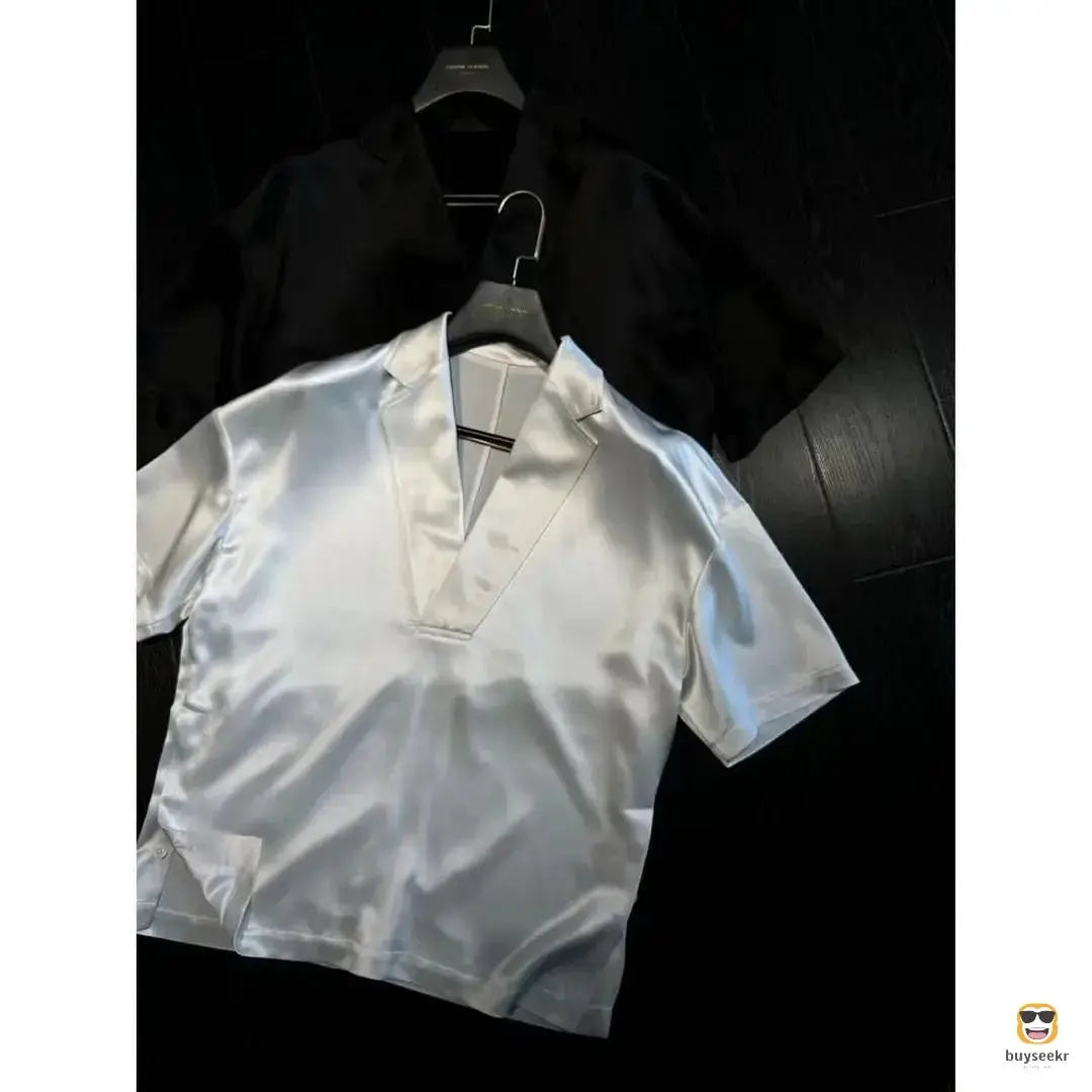 Cool & Confident — The V-Neck Lounge Set for Summer - MATCHING MASTER