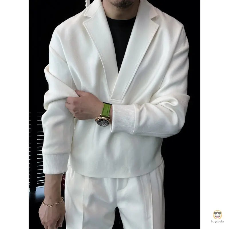 Style Meets Comfort — V-Neck Lounge Set for Every Moment - MATCHING MASTER