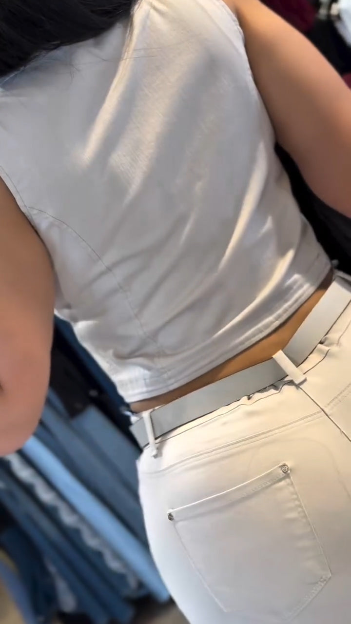 Ladies' Round Neck Top + Pants Casual Suit - MATCHING MASTER