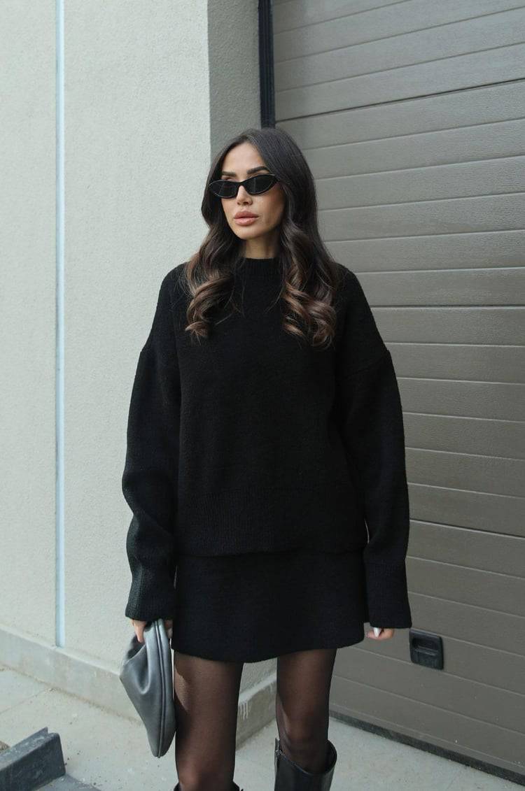 Violet Knit Set - MATCHING MASTER