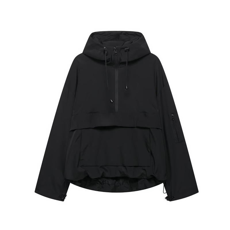 Casual softshell jacket with hood(Unisex)