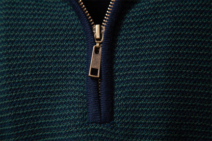 AIOPESON Stand Collar Sweater Y6222 - BundleWear
