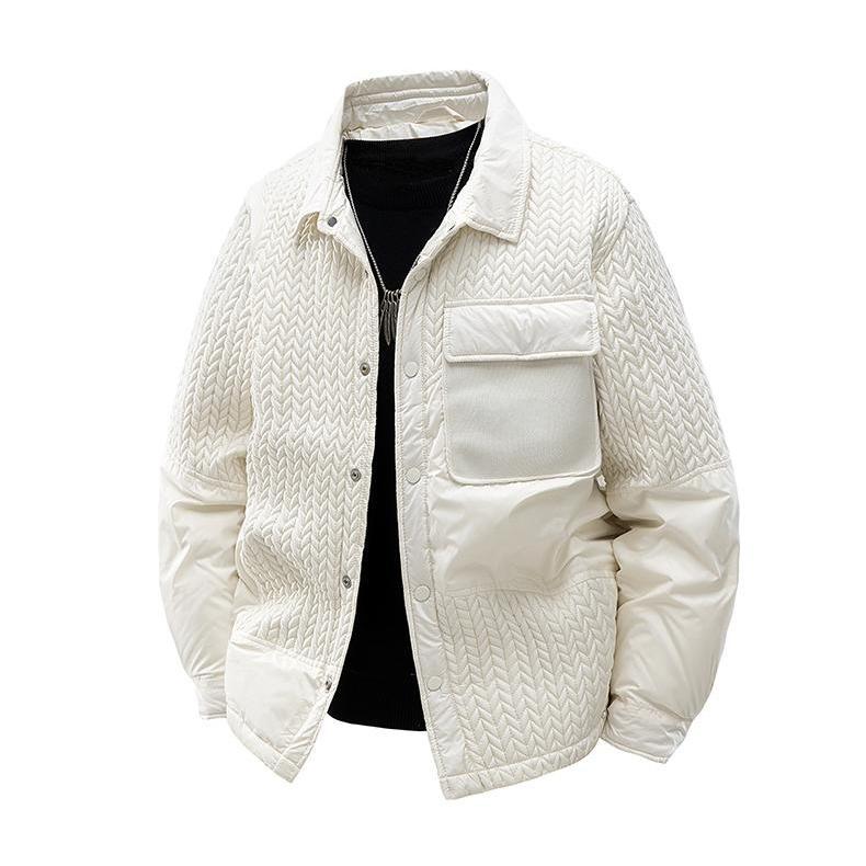 [Branded stock clearance] New winter warm white duck down jacket for men