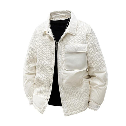 [Branded stock clearance] New winter warm white duck down jacket for men