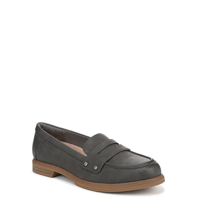 Women's Hello Loafers — Slip-On Penny Loafers with Stacked Block Hee