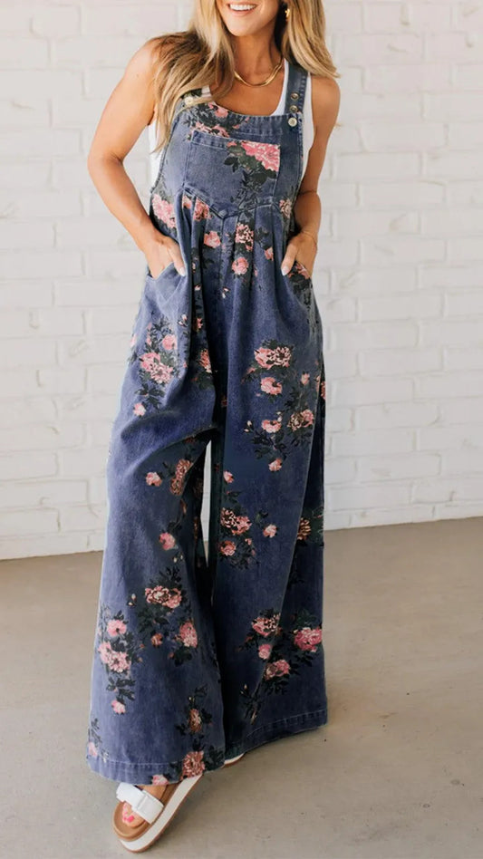 Ana™ Retro-Bloom Palazzo Jumpsuit