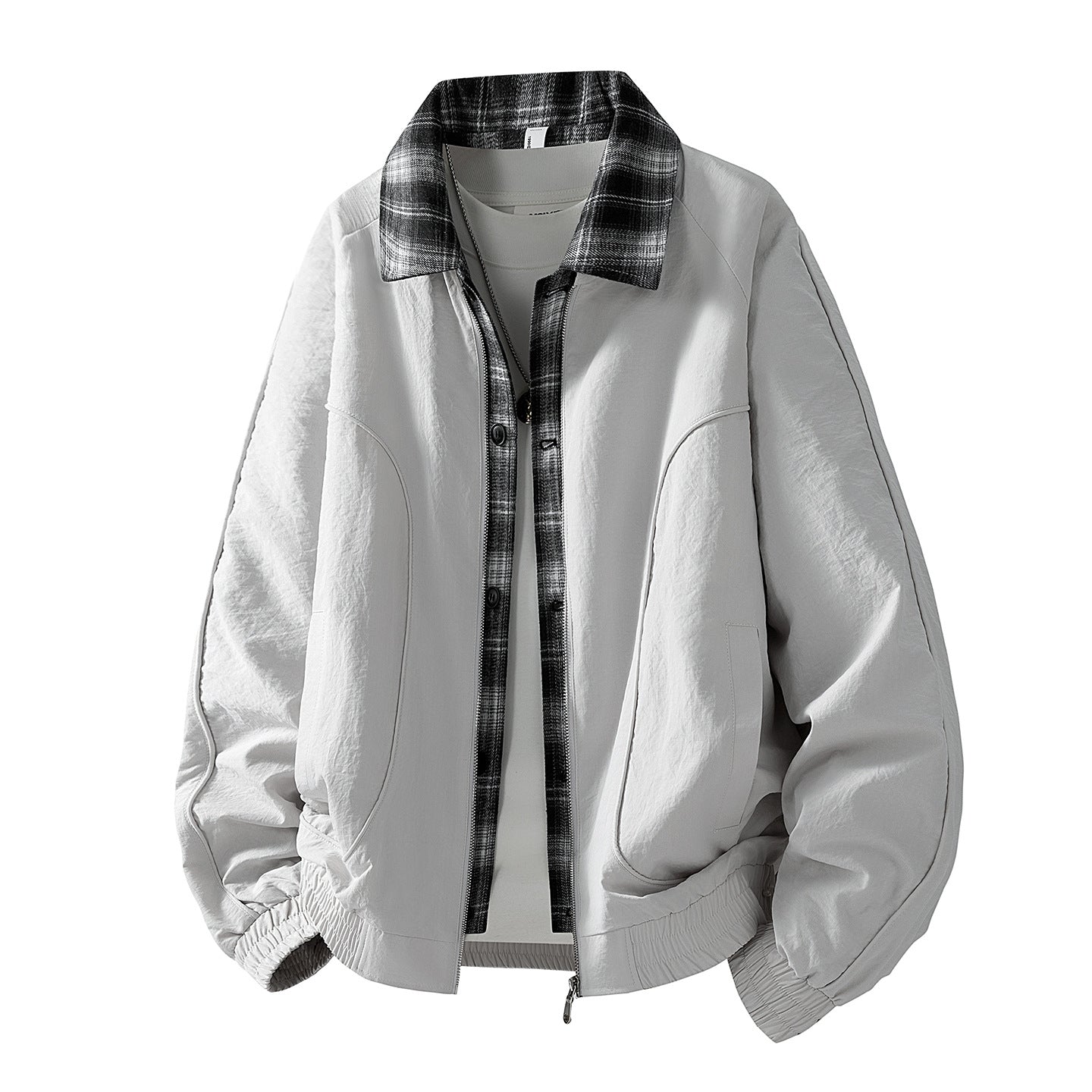 Harrington Faux Two-Piece Jacket