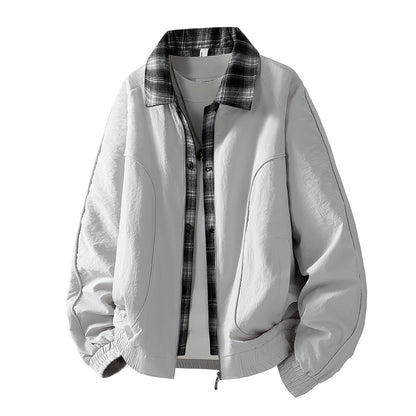 Harrington Faux Two-Piece Jacket