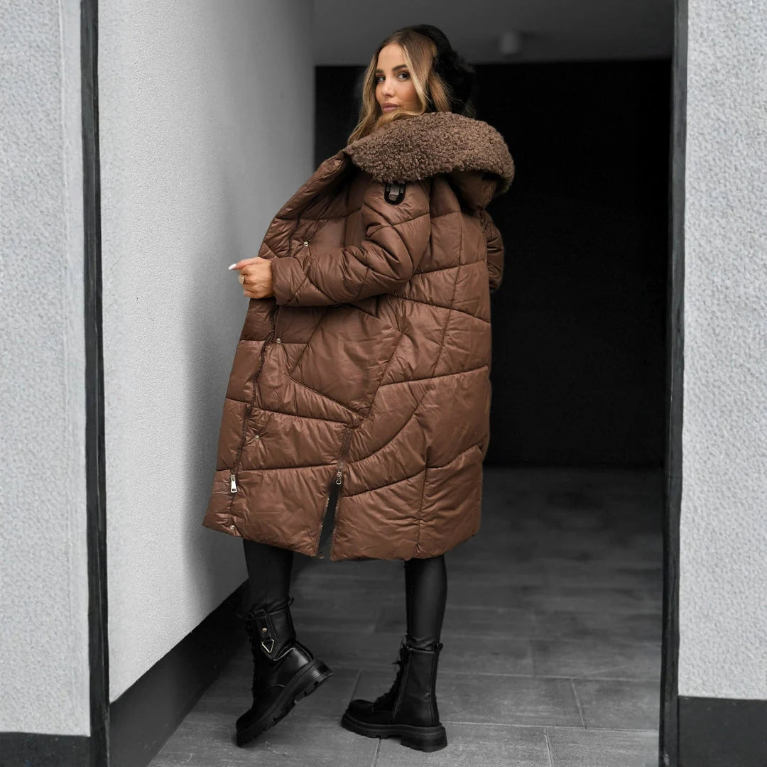 Stylish Long Insulated Winter Coat