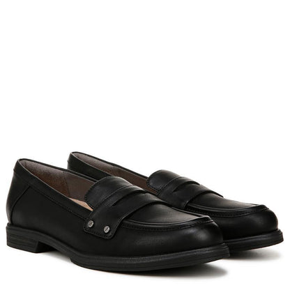 Women's Hello Loafers — Slip-On Penny Loafers with Stacked Block Hee