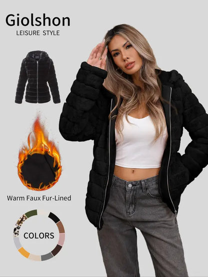 Ladies' Faux Fur Coat - MATCHING MASTER