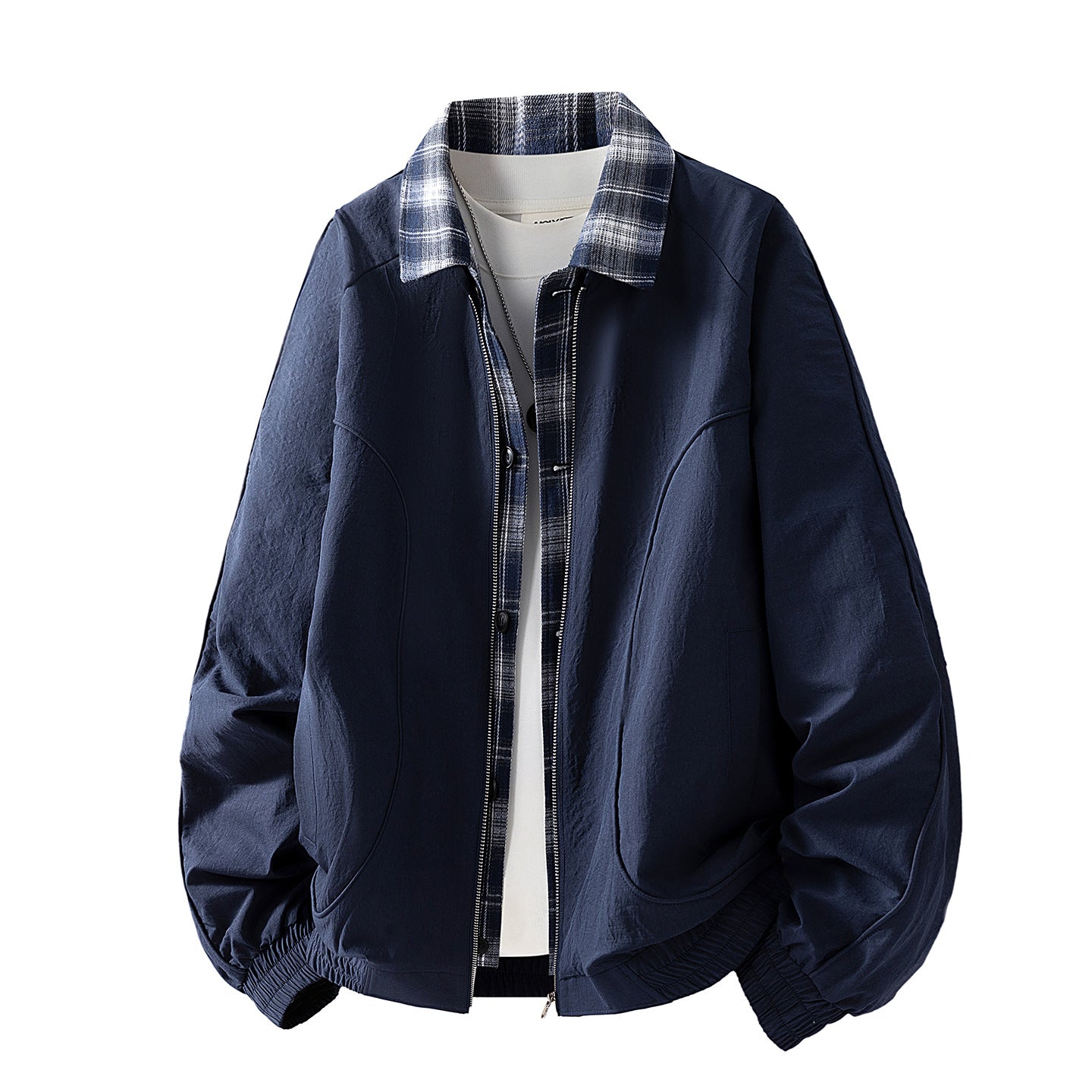 Harrington Faux Two-Piece Jacket