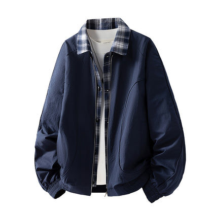 Harrington Faux Two-Piece Jacket