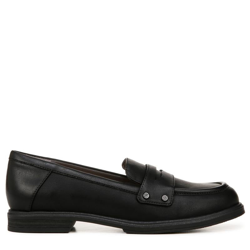 Women's Hello Loafers — Slip-On Penny Loafers with Stacked Block Hee