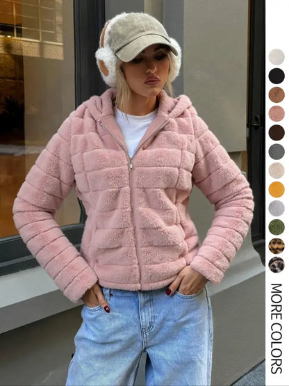 Ladies' Faux Fur Coat - MATCHING MASTER