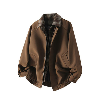 Harrington Faux Two-Piece Jacket