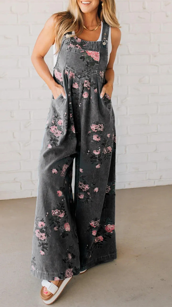 Ana™ Retro-Bloom Palazzo Jumpsuit