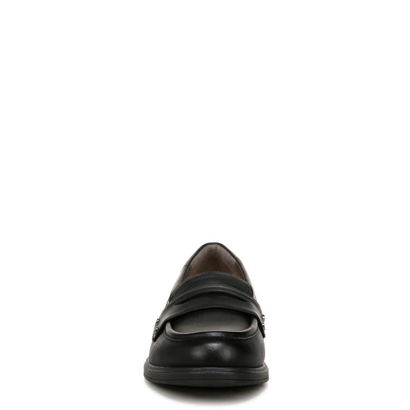 Women's Hello Loafers — Slip-On Penny Loafers with Stacked Block Hee