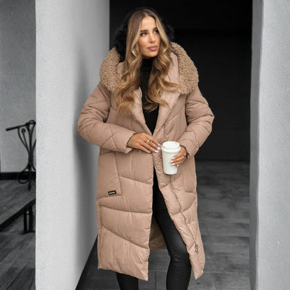 Stylish Long Insulated Winter Coat