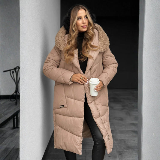 Stylish Long Insulated Winter Coat