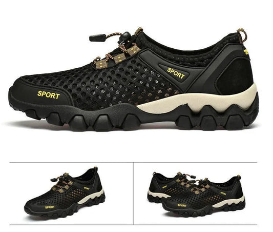 Outdoor Hiking Wading Shoes - Orthopedic Wide Toe Box Sneakers for Bunion & Plantar Fasciitis Relief